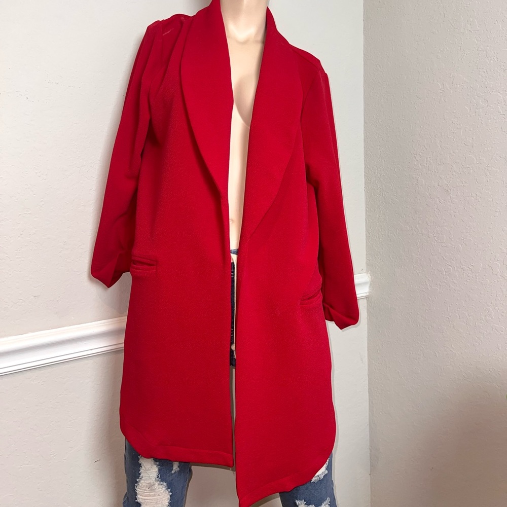 Red Blazer Coverup